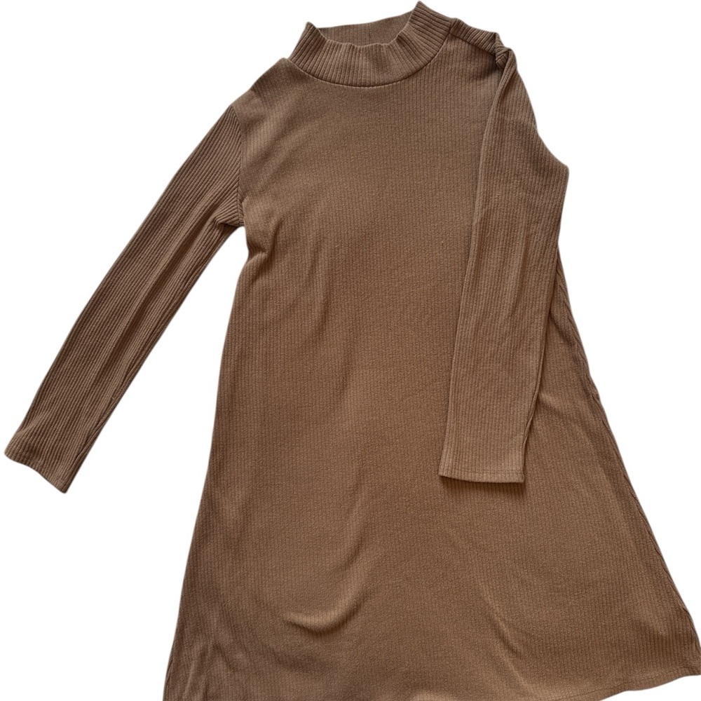 Old Navy Size 10 Tan/ Brown Ribbed Knit Top